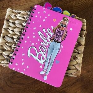 Barbie Tabbed spiral notebook journal